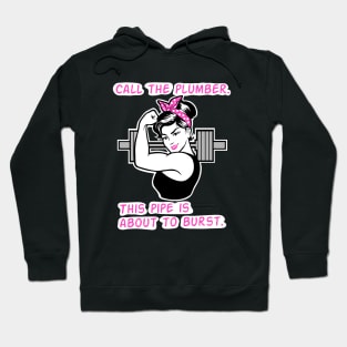 fitness, gym girl, barbell girl, fitness girl Hoodie